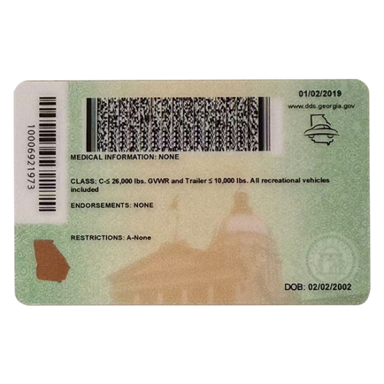 Georgia Fake IDs (2025 version)