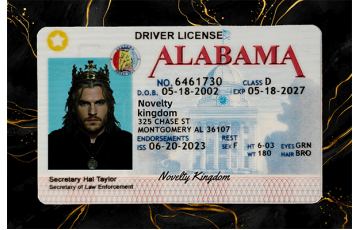 Alabama Fake Dirvers Licence