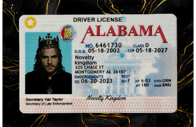Alabama Fake Dirvers Licence