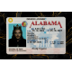 Alabama Fake Dirvers Licence