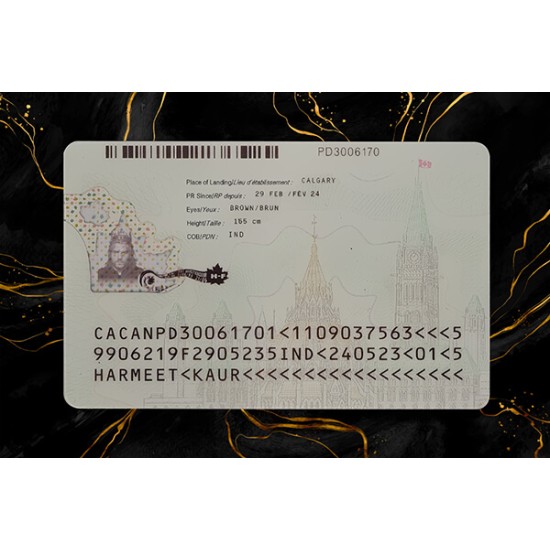 Canada PR Card (2025 Version)