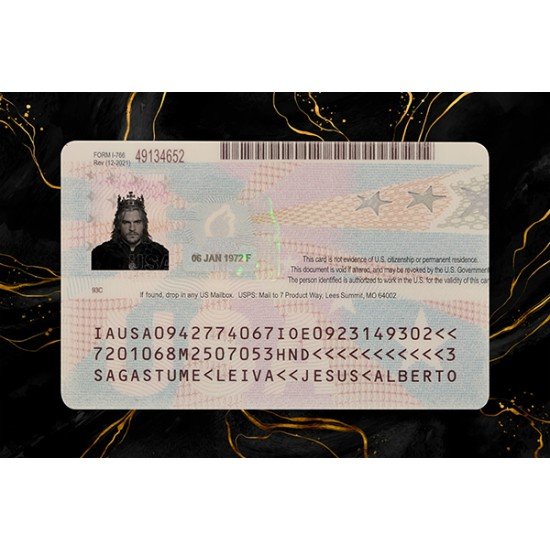 Employment Authorization Card（2026 Version）