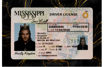 Mississippi Fake Dirvers Licence