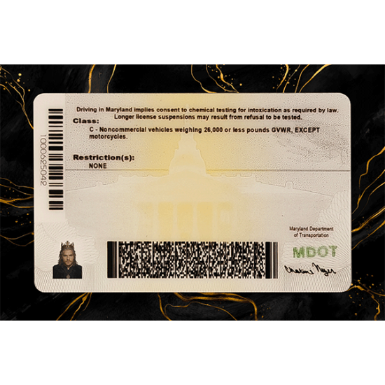 Maryland Fake IDs