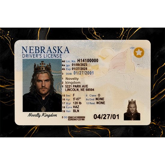 Nebraska Fake Dirvers Licence