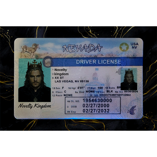 Nevada Fake Dirvers Licence