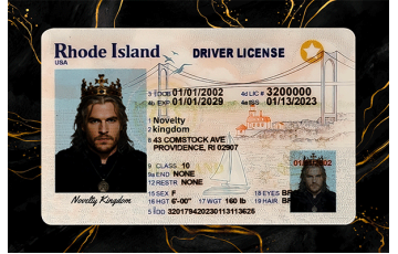 Rhode Island Fake Dirvers Licence