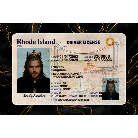 Rhode Island Fake Dirvers Licence