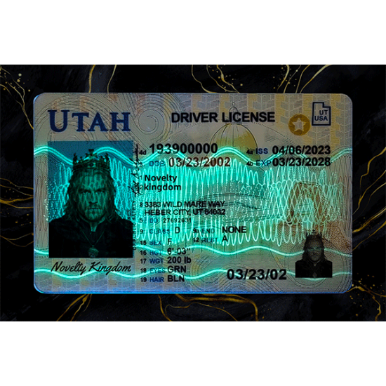 Utah Fake Dirvers Licence