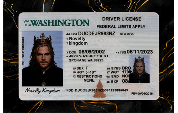 Washington Fake Dirvers Licence