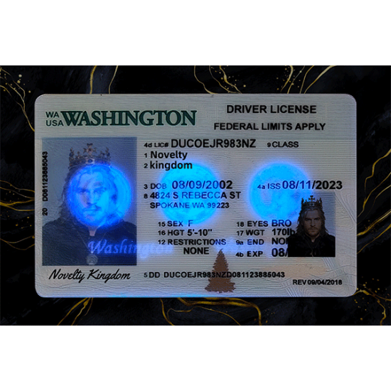 Washington Fake Dirvers Licence