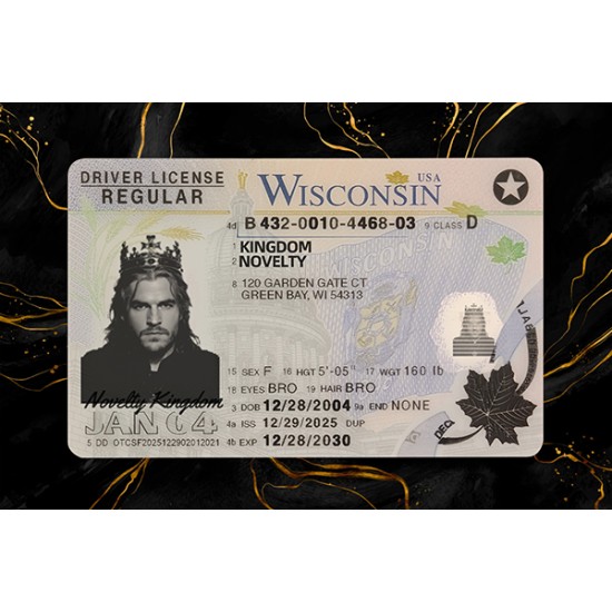 Wisconsin Drivers License (2026 Version)