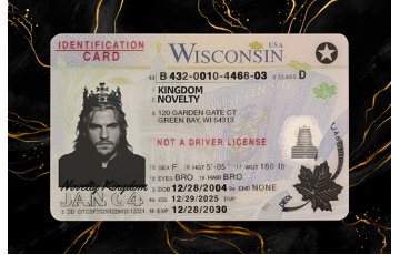 Wisconsin Identification Card (2026 Version丨Not DL)