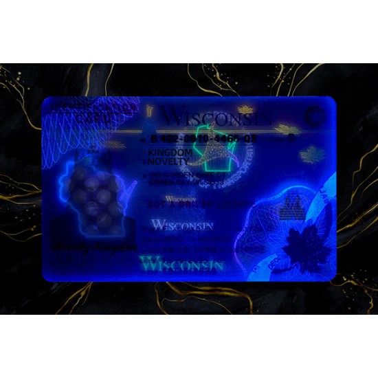 Wisconsin Identification Card (2026 Version丨Not DL)