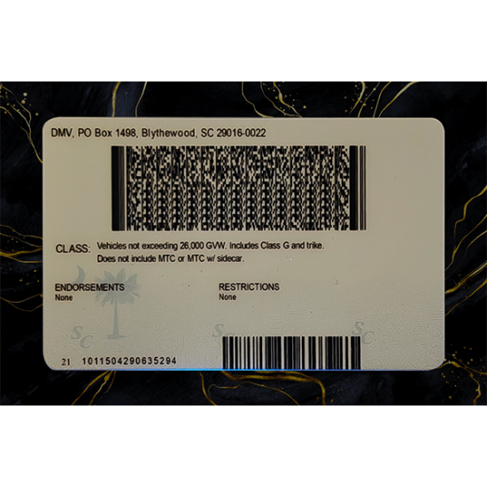 South Carolina Fake IDs