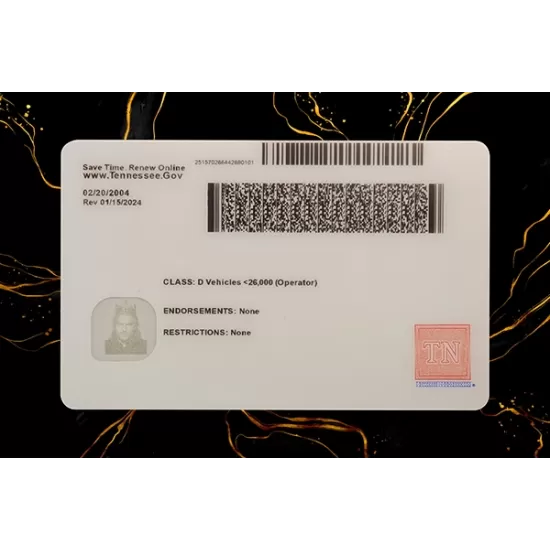 Tennessee Fake DL (2025 Version)